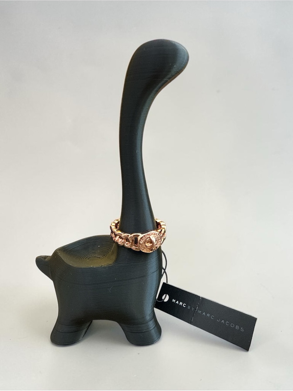 Marc by Marc Jacobs Women's Rose Gold Tone Link Ring NWT and Dusty